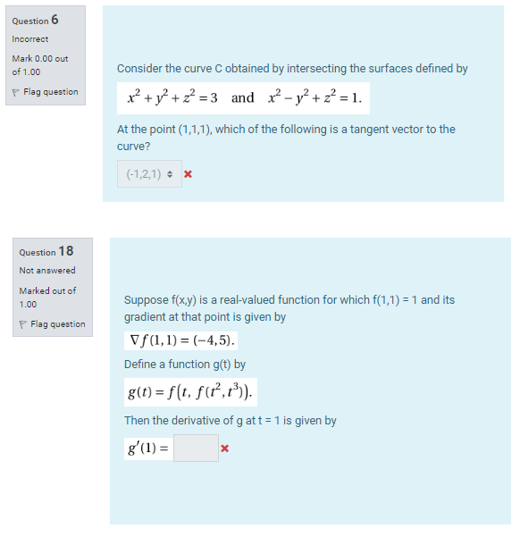 Solved Question 6 Incorrect Mark 0.00 Out Of 1.00 Consider | Chegg.com