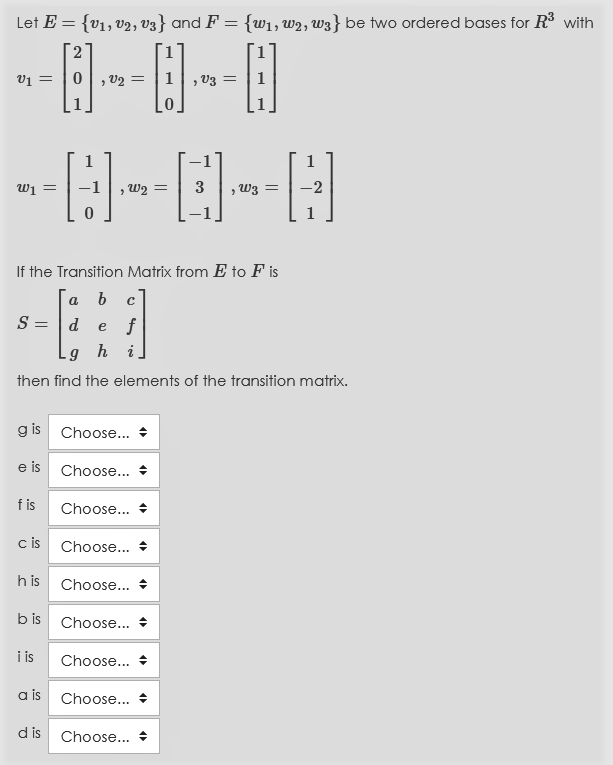 Solved Let E V1 V2 V3 And F W1 W2 W3 Be Two Or Chegg Com