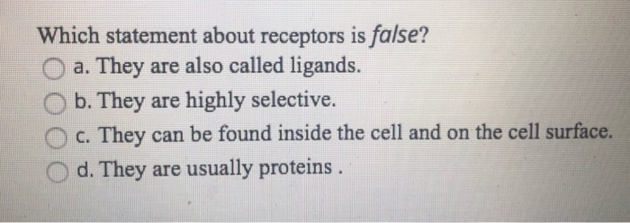 Which Of The Following Statements About Receptor Potentials Is False