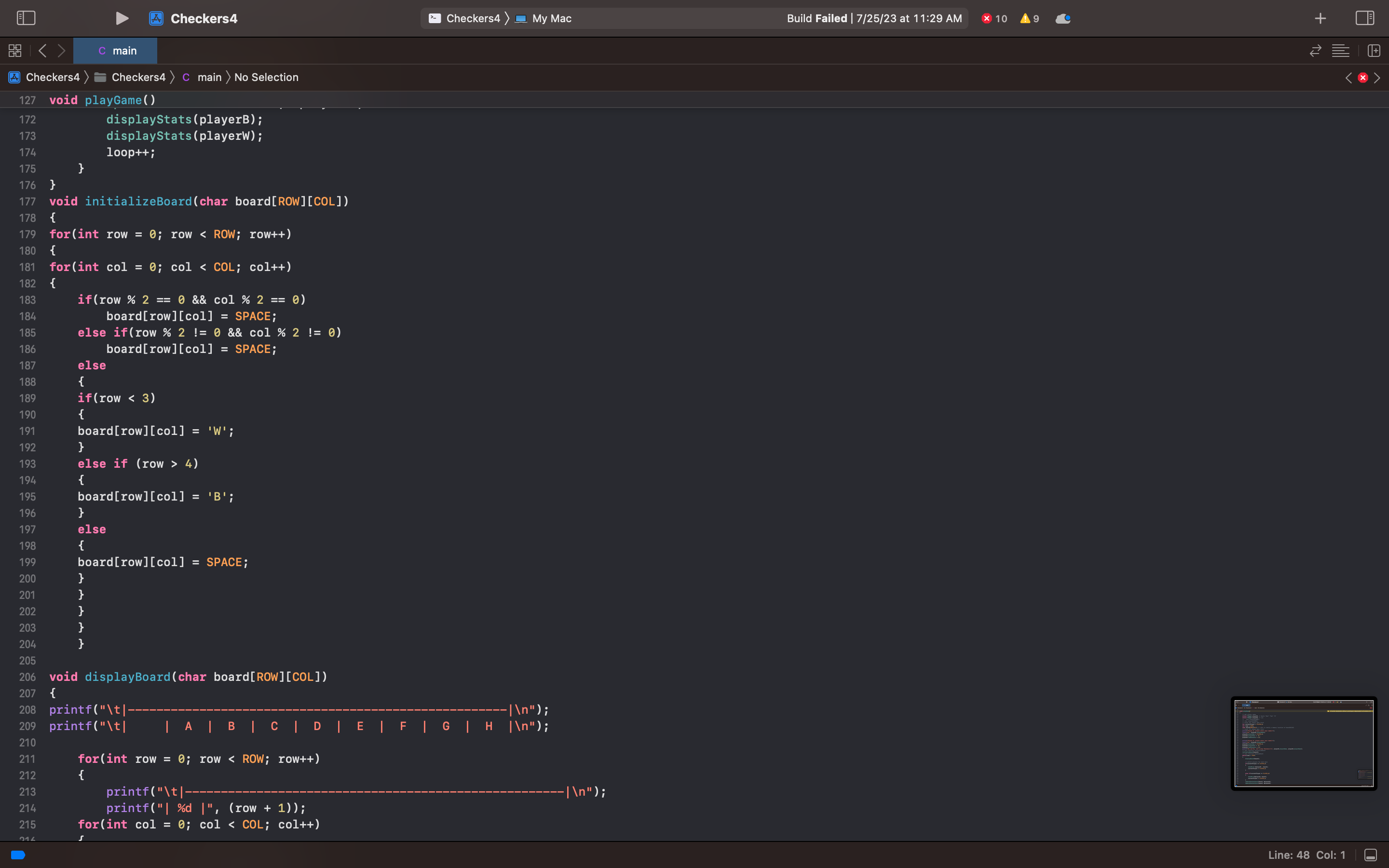 Solved Checkers 4 Checkers 4> My Mac Build Failed 7/25/23