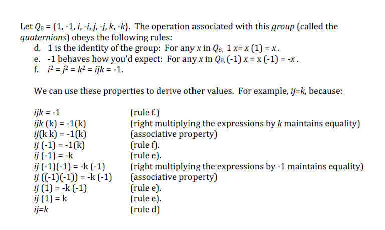 Solved Let Q 1 1 I 1 J J K K The Operatio Chegg Com