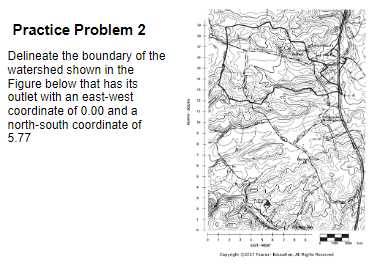 Solved Practice Problem 2 Delineate the boundary of the | Chegg.com