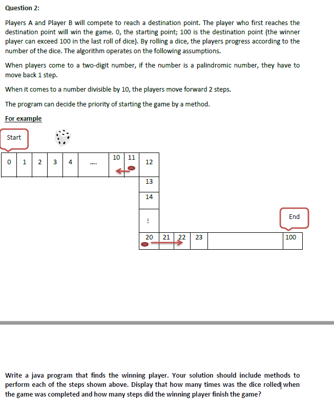 Solved Question 2: Players A And Player B Will Compete To | Chegg.com