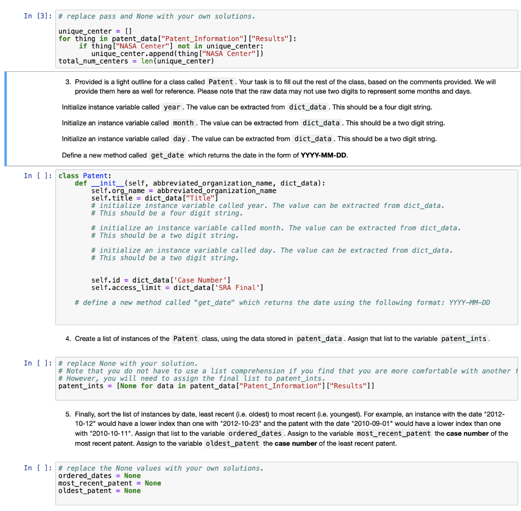 Solved Provided is a light outline for a class called | Chegg.com