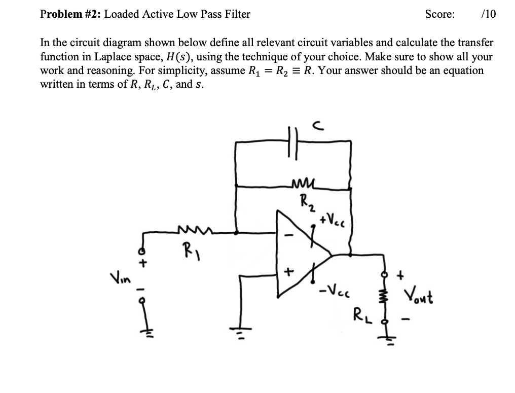 How To Build An Active Low Pass Filter Circuit With An Op Amp - Riset