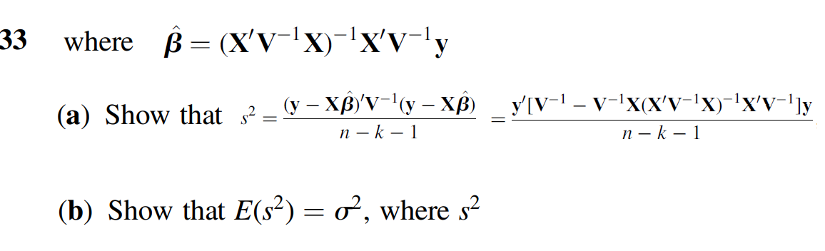 Solved 33 Where Ss X V X X V Ly A Show That 52 Chegg Com