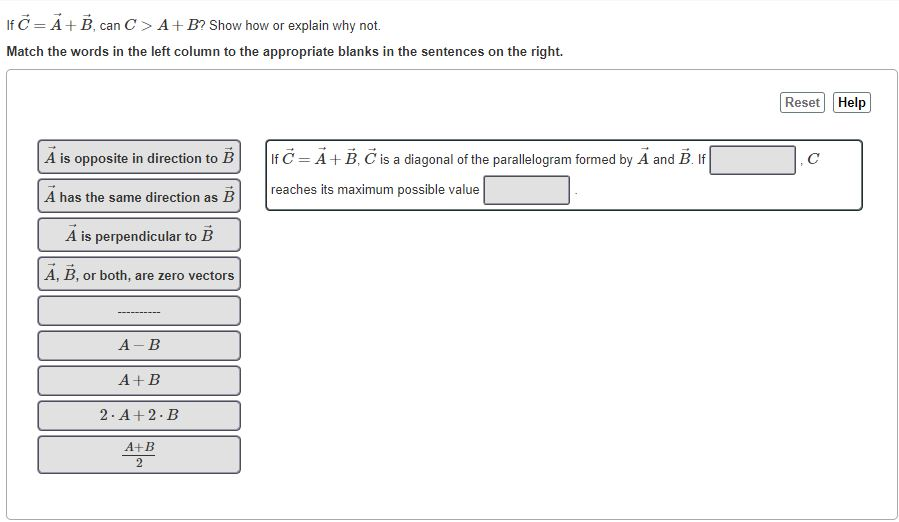 Solved If C=A+B, Can C> A+B? Show How Or Explain Why Not. | Chegg.com