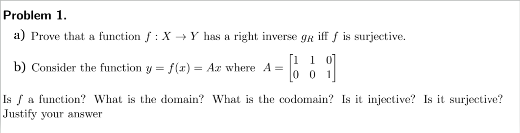 Solved Answer Both Parts A And B Of Problem 1. Part B) Has | Chegg.com