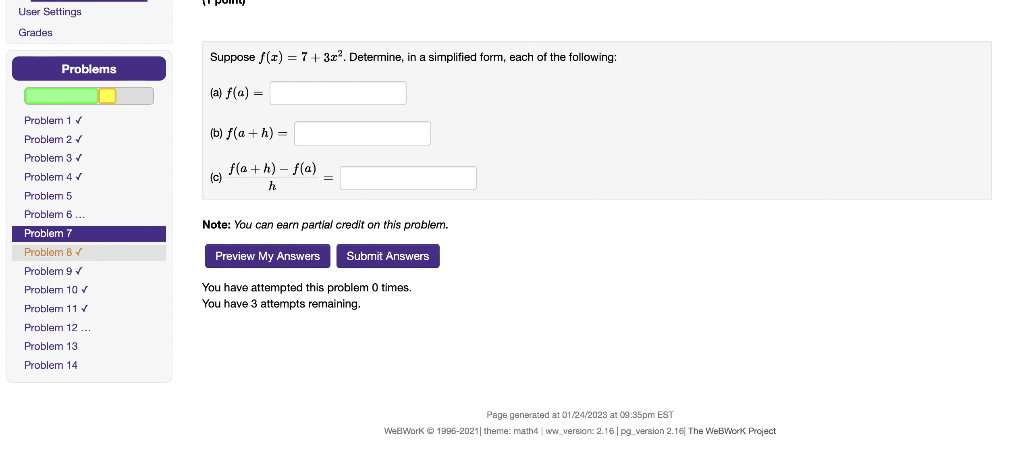 Solved Please answer all 3 questions with steps | Chegg.com
