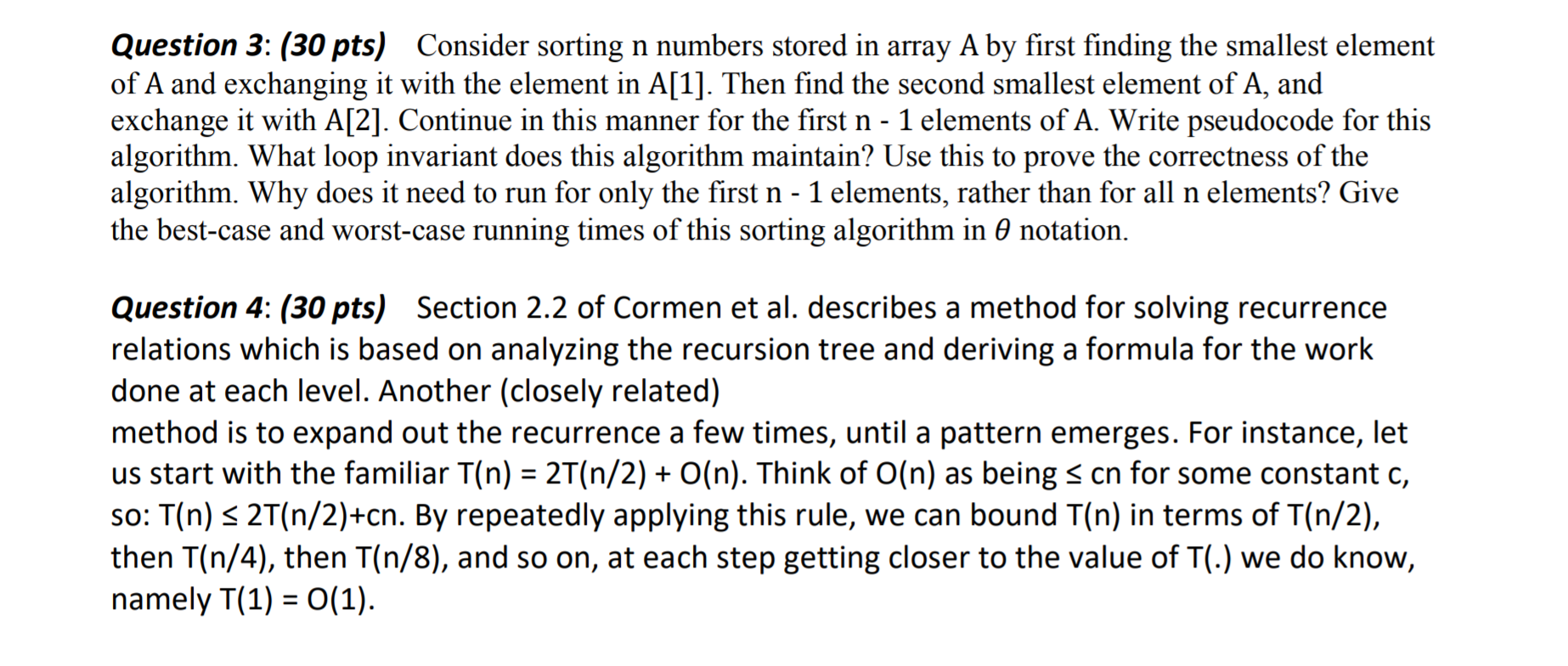 solved-question-3-30-pts-consider-sorting-n-numbers-st