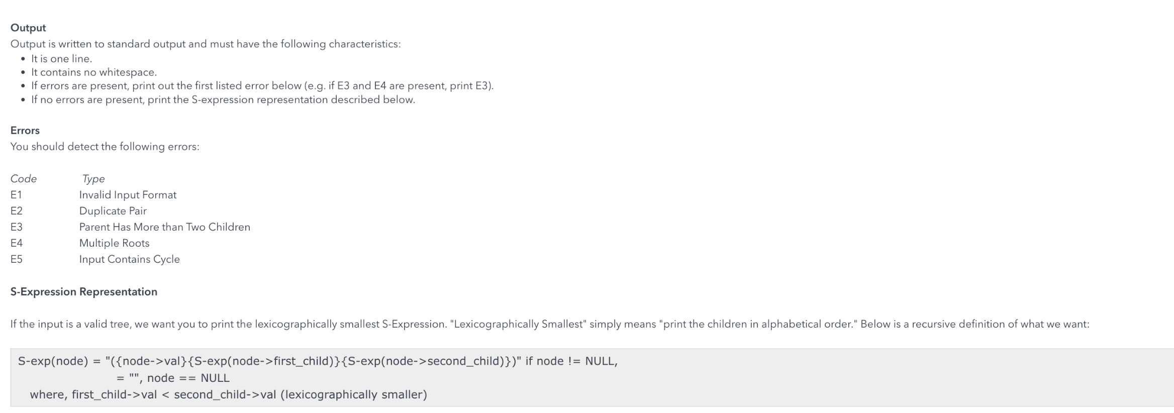 Solved Input Format Input is read from standard input and | Chegg.com