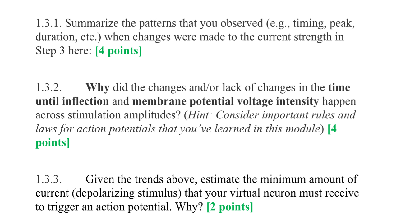 ≡1.3.1. Summarize the patterns that you observed | Chegg.com