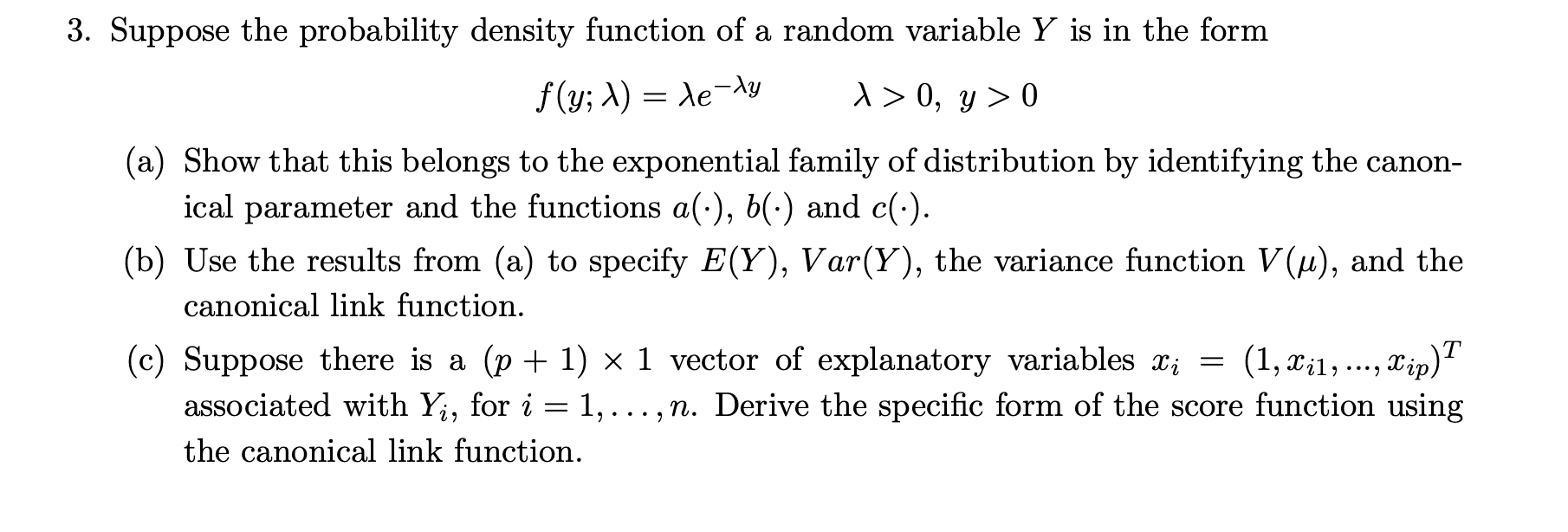 Solved 3. Suppose the probability density function of a | Chegg.com