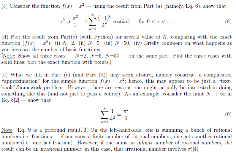 Solved Consider the general least squares fit with (real) | Chegg.com
