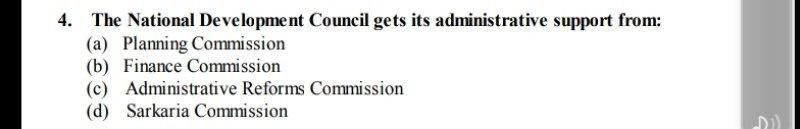 Solved 4. The National Development Council gets its | Chegg.com