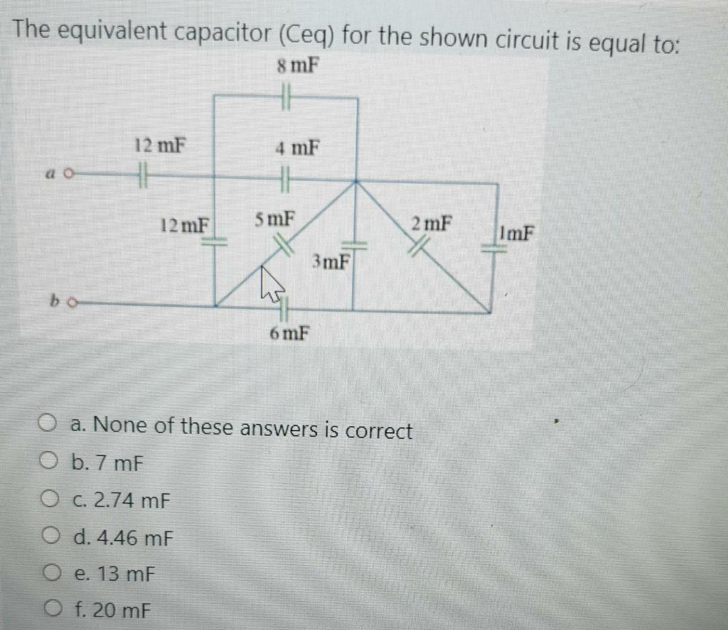 Solved For the circuit shown in the figure, the current i.' | Chegg.com