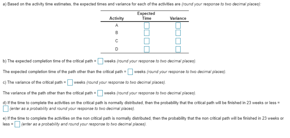 Solved This Exercise Contains Only Parts A,b,c,d, And E.b) | Chegg.com