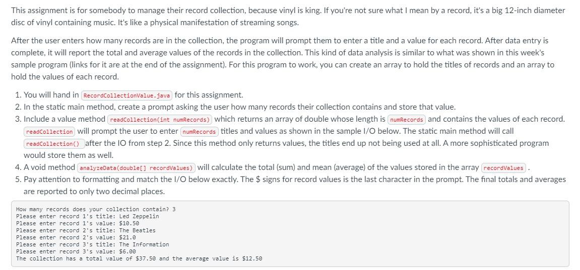 Solved Java Please add comments explaining what each part | Chegg.com