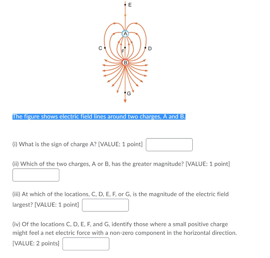 Solved Question 2 options: The figure shows electric field | Chegg.com