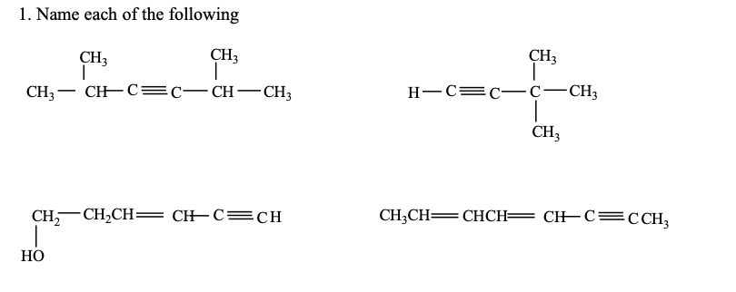 Solved Name Each Of The Following & If You Can Please 