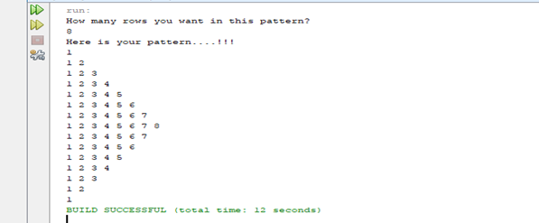 Solved Write and run a java program that print the numbers | Chegg.com