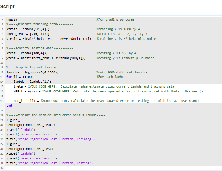 Ridge regression is one technique that uses | Chegg.com