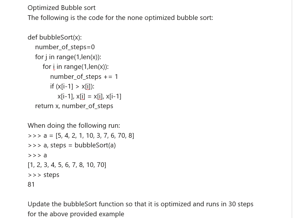 Bubble Sort in Python (with code)