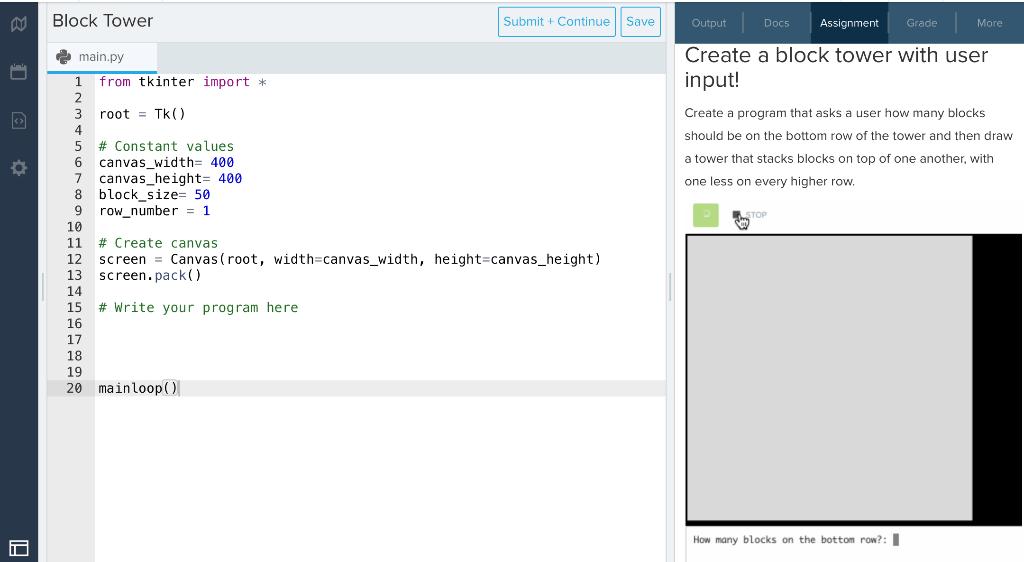 In codehs, there is an assignment which involves | Chegg.com