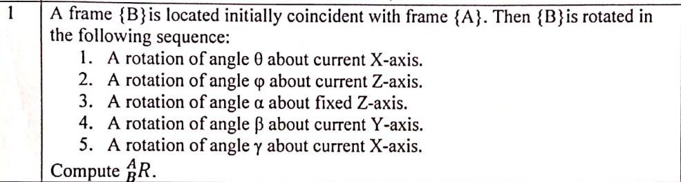 Solved A Frame {B} Is Located Initially Coincident With | Chegg.com