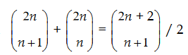 Solved 2n 2n 2n + 2 ( + (+) / 2 n+1) n n+1 | Chegg.com