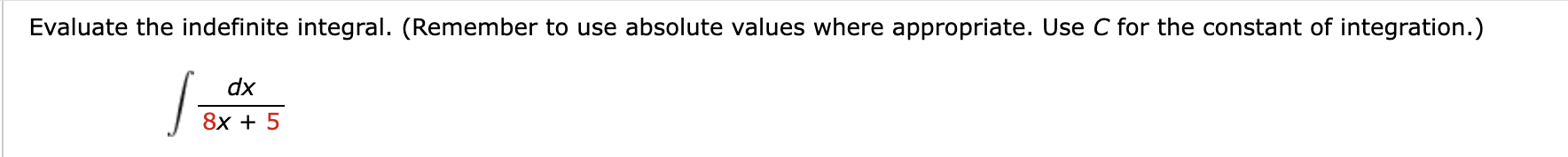Solved Evaluate the indefinite integral. (Remember to use | Chegg.com