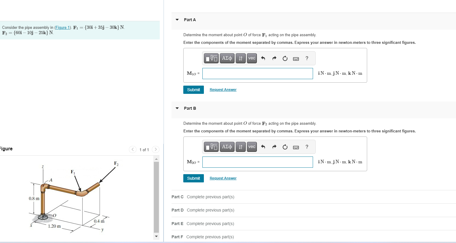 Solved Consider the pipe assembly in (Figure 1).