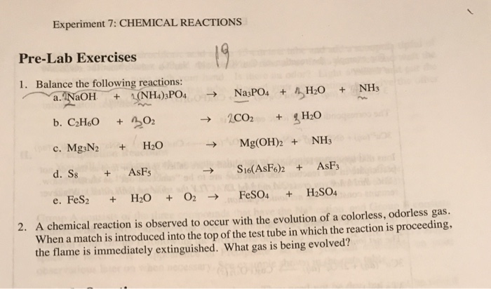 experiment 7 pre lab chem 101