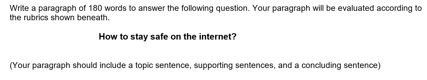 Solved Write a paragraph of 180 words to answer the | Chegg.com