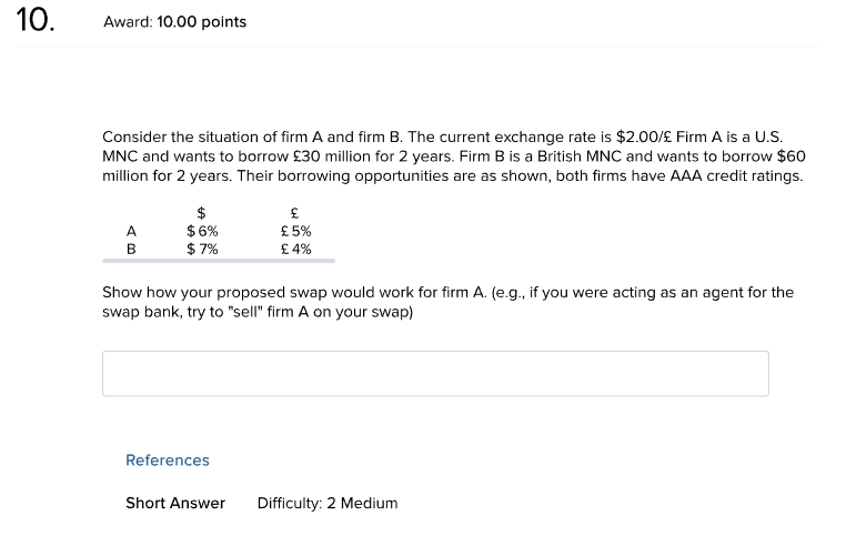 Solved Consider The Situation Of Firm A And Firm B. The | Chegg.com