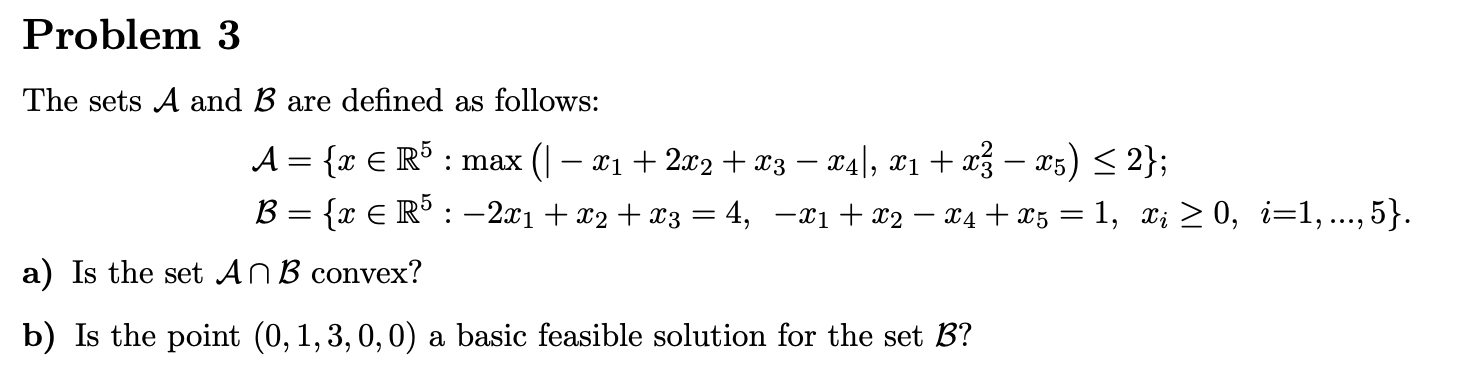 Solved The sets A and B are defined as follows: | Chegg.com