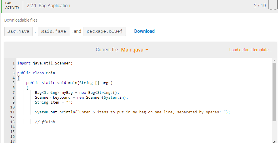 Solved show program in java need all different outputs to be | Chegg.com