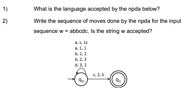 Solved From Automata Theory Please Only Answer If You Kn Chegg Com