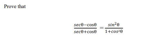 sec 2 theta 1 cos x 2 theta 1 is equal to