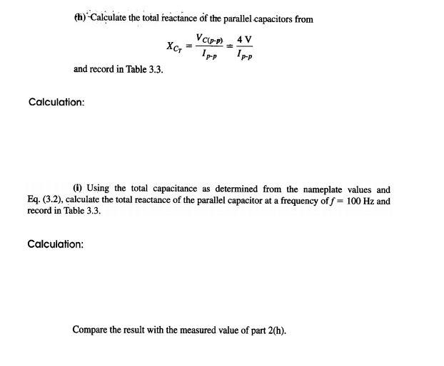 Solved SHOW ALL CALCULATIONS LABEL EACH PART WITH THE | Chegg.com