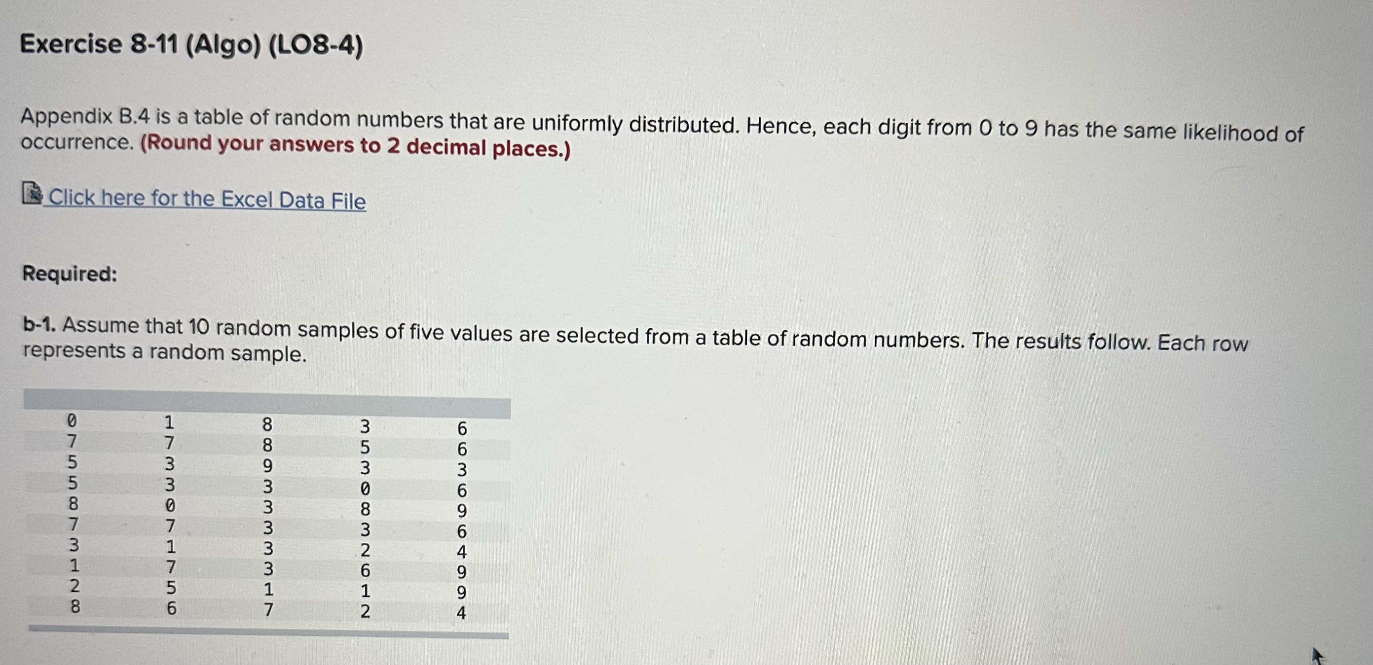 solved-appendix-b-4-is-a-table-of-random-numbers-that-are-chegg