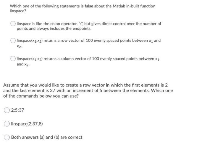 Solved Which one of the following statements is false about | Chegg.com