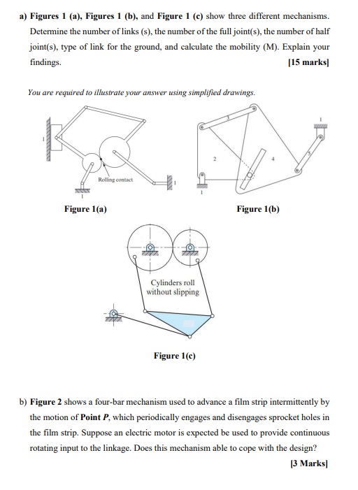 Solved A) Figures 1 (a), Figures 1 (b), And Figure 1 (c) | Chegg.com