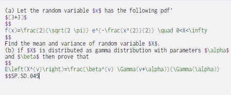 Solved (a) Let the random variable $X$ has the following pdf | Chegg.com
