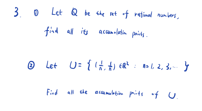 Solved 3. 0 Let Q Be The Set Of Rational Numbers, Find All | Chegg.com