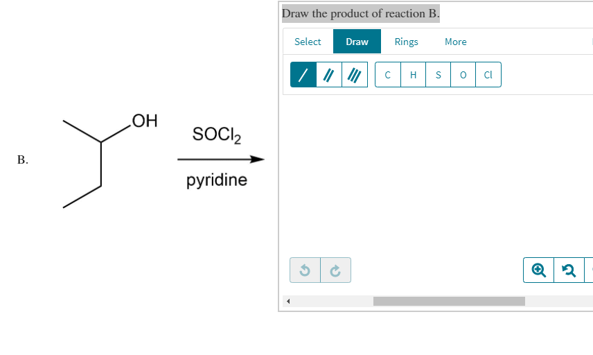Solved Draw the product of reaction B. Select Draw Rings | Chegg.com