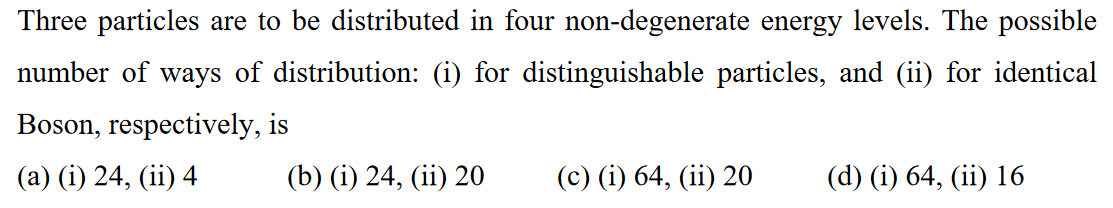 solved-three-particles-are-to-be-distributed-in-four-chegg