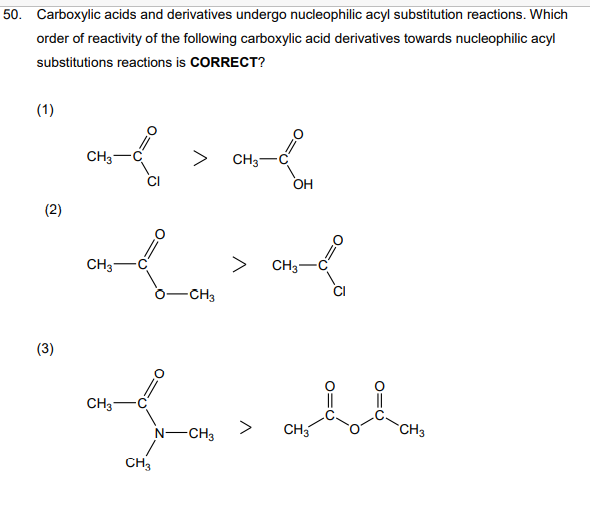 Solved In the presence of an acid catalyst, carboxylic acids | Chegg.com