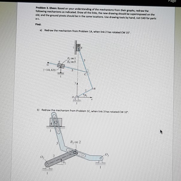 Solved Page Problem 3. Given: Based on your understanding of | Chegg.com