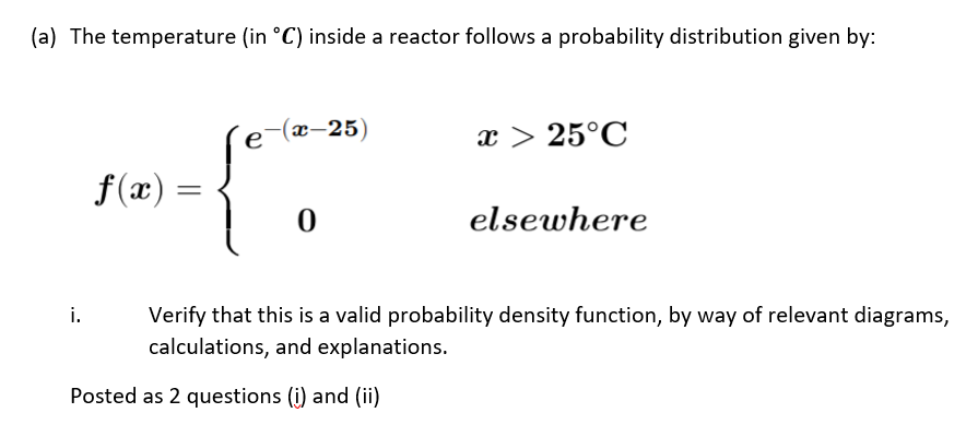 Solved A The Temperature In C Inside A Reactor Follo Chegg Com